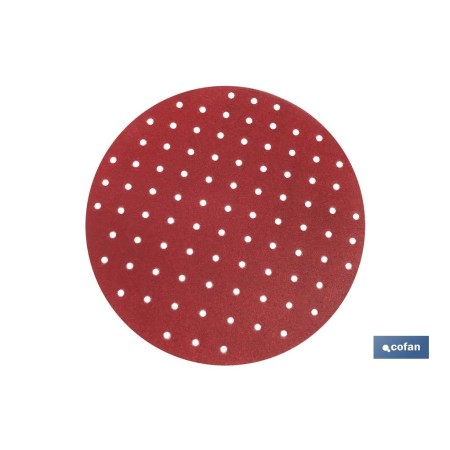 DISCO LIJA MICROPERFORADO CON VELCRO 225 MM X G-120 (PACK: 25)